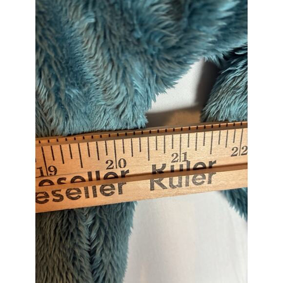 The North Face Womens Osito Full Zip Fleece Jacket Long Sleeve Size L Teal - Picture 4 of 9